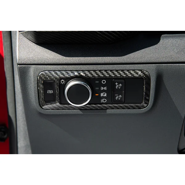 S550 Mustang Head Light Control Panel Trim, Carbon Fiber2021-2026 Ford Mustang Mach-E
