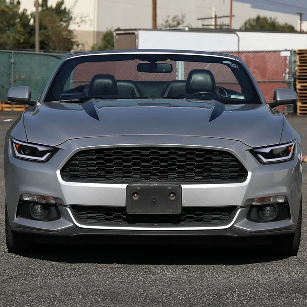 S550 Mustang HID Projector Headlights w/ LED Bar Turn Signals, Matte Black Housing2015-2022 Ford Mustang w/ HID Headlights - Image 2