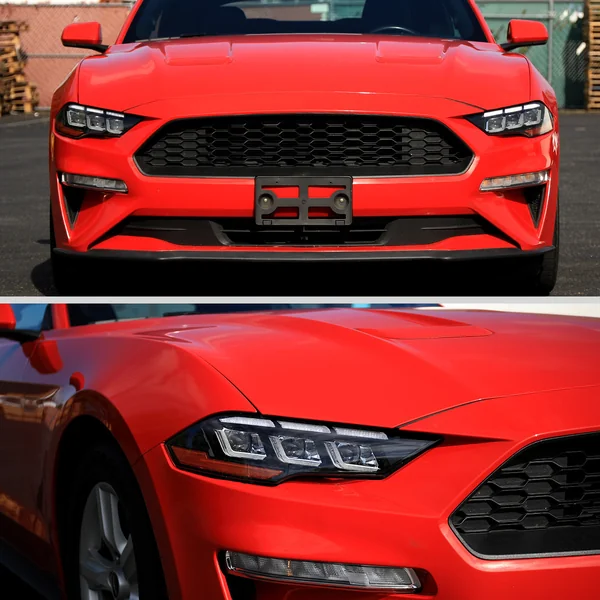 S550 Mustang LED Projector Headlights w/ Switchback Sequential Turn Signals, Gloss Black Housing2018-2023 Ford Mustang GT, EcoBoost & Mach 1 - Image 4