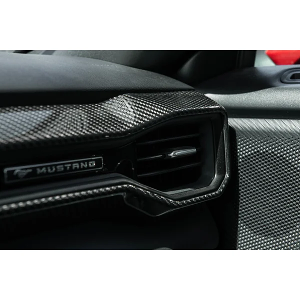 S650 Mustang AC Outlet Cover, Carbon Fiber2024-2026 Ford Mustang - Image 3