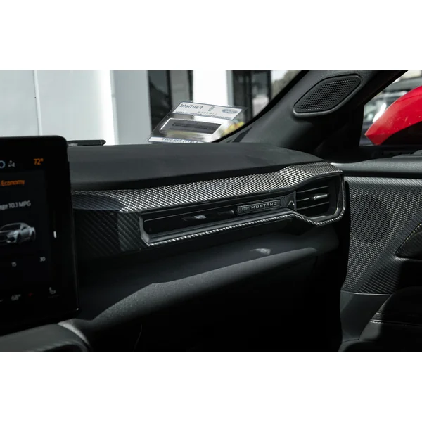 S650 Mustang AC Outlet Cover, Carbon Fiber2024-2026 Ford Mustang - Image 4