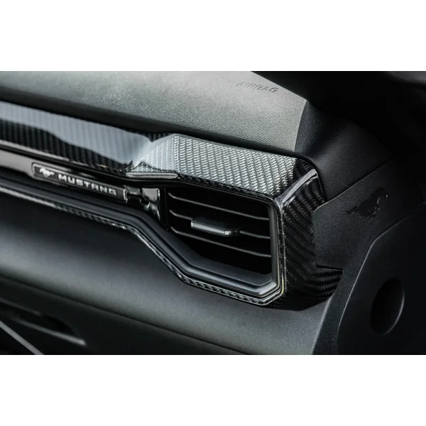 S650 Mustang AC Outlet Cover, Carbon Fiber2024-2026 Ford Mustang - Image 5