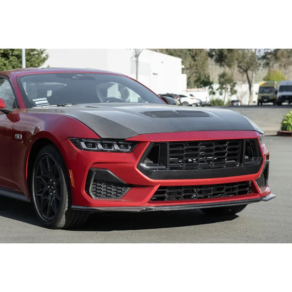 S650 Mustang Dark Horse Style Upper & Lower Grille Insert, Gloss Black2024-2026 Ford Mustang GT & EcoBoost - Image 3
