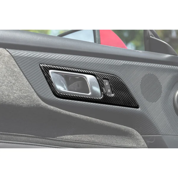 S650 Mustang Door Handle Panel Cover, Carbon Fiber2024-2026 Ford Mustang