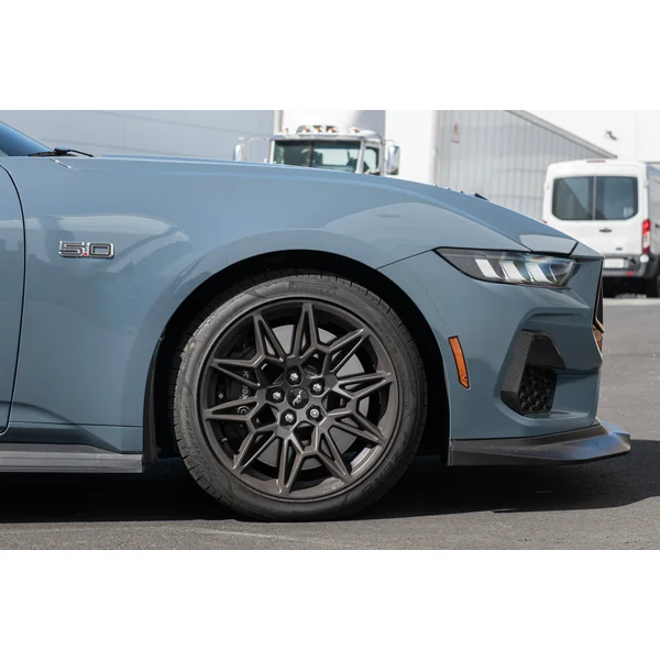 S650 Mustang Front & Rear Rock Guards, Gloss Black2024-2026 Ford Mustang - Image 3