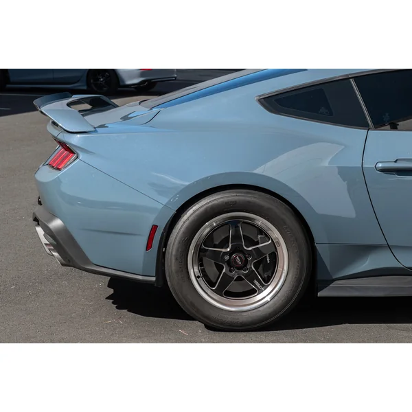 S650 Mustang Front & Rear Rock Guards, Gloss Black2024-2026 Ford Mustang - Image 4