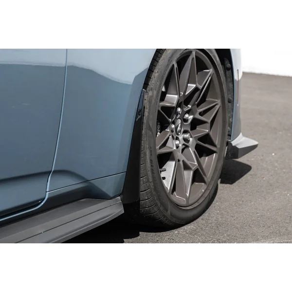 S650 Mustang Front & Rear Rock Guards, Gloss Black2024-2026 Ford Mustang - Image 6