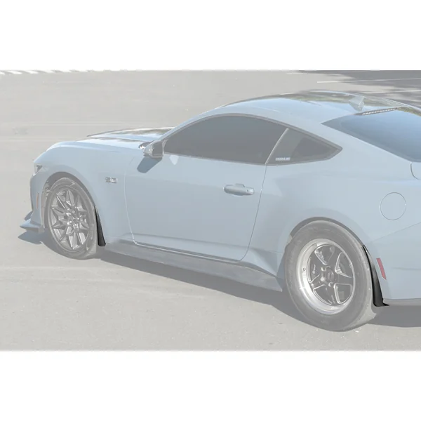S650 Mustang Front & Rear Rock Guards, Hydro-Dipped Carbon Fiber2024-2026 Ford Mustang