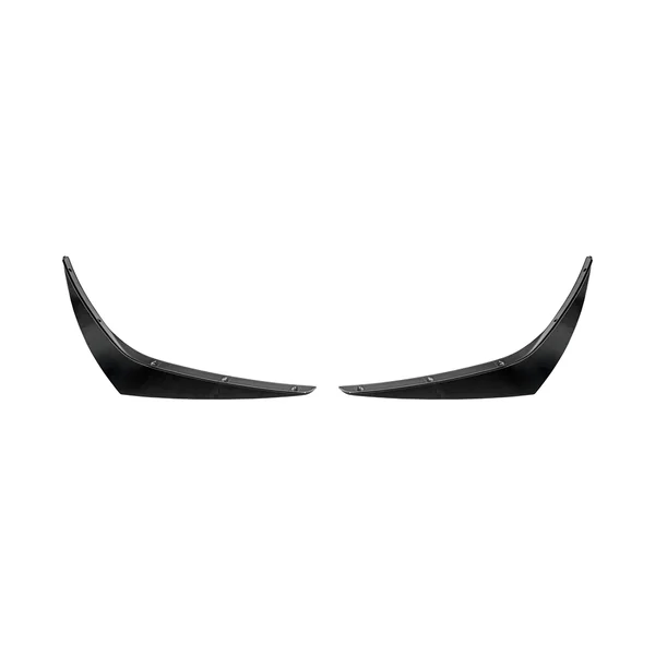 S650 Mustang Front Splitter Canards, Gloss Black2024-2026 Ford Mustang GT - Image 2