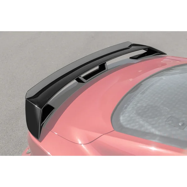 S650 Mustang GT Style Gloss Black Rear Spoiler w/ Carbon Fiber Wickerbill2024-2026 Ford Mustang - Image 6