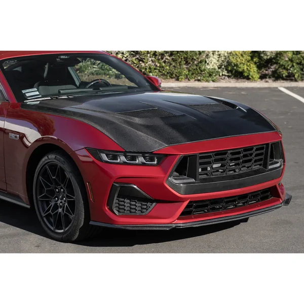 S650 Mustang GTD Style Vented Hood, Carbon Fiber2024-2026 Ford Mustang - Image 6