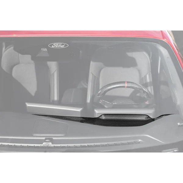 S650 Mustang Interior Upper Instrument Dashboard Panel Trim Cover, Carbon Fiber2024-2026 Ford Mustang