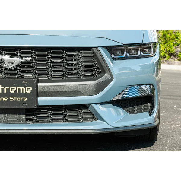 S650 Mustang Lower Side Grille Inserts, Carbon Fiber2024-2026 Ford Mustang EcoBoost - Image 4