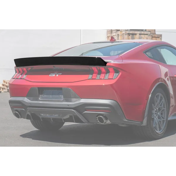 S650 Mustang Rear Ducktail Wing Spoiler, Gloss Black2024-2026 Ford Mustang