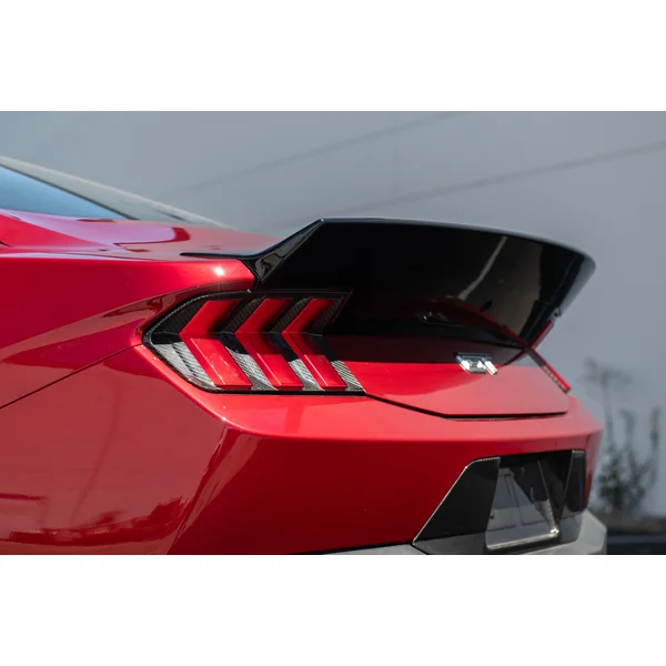 S650 Mustang Rear Ducktail Wing Spoiler, Gloss Black2024-2026 Ford Mustang - Image 6