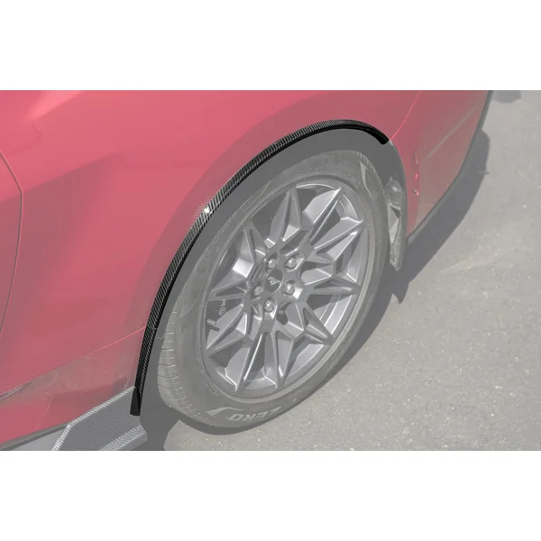 S650 Mustang Rear Fender Flares, Carbon Fiber2024-2026 Ford Mustang