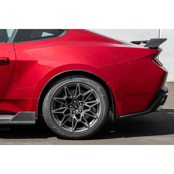 S650 Mustang Rear Fender Flares & Rock Guards, Carbon Fiber2024-2026 Ford Mustang - Image 5