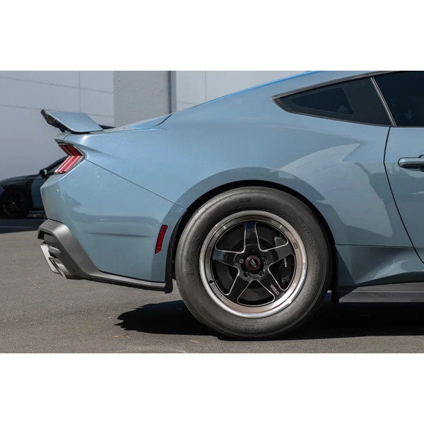 S650 Mustang Rear Rock Guards, Gloss Black2024-2026 Ford Mustang - Image 3