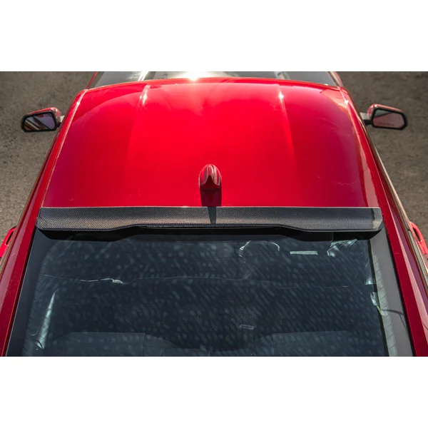 S650 Mustang Rear Roof Window Wing Spoiler, Carbon Fiber2024-2026 Ford Mustang