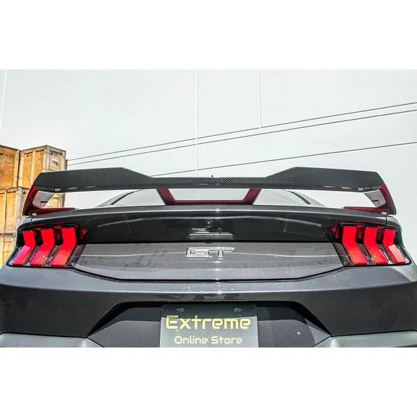 S650 Mustang Rear Spoiler Gurney Flap, Carbon Fiber2024-2026 Ford Mustang GT - Image 5