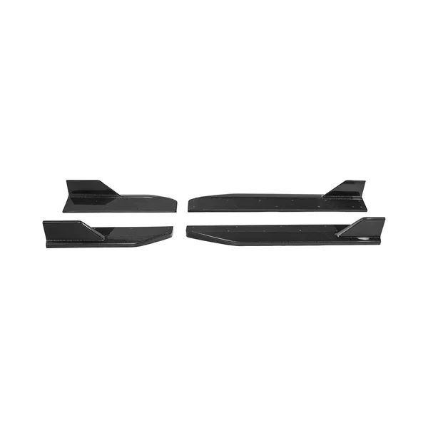 S650 Mustang Side Skirt Extensions, Carbon Fiber2024-2026 Ford Mustang - Image 2
