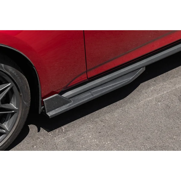 S650 Mustang Side Skirt Extensions, Carbon Fiber2024-2026 Ford Mustang - Image 6