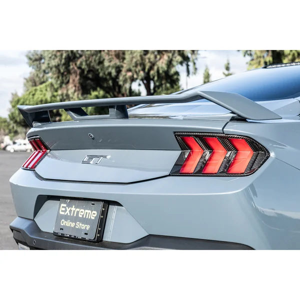 S650 Mustang Tail Light Bezel Covers, Carbon Fiber2024-2026 Ford Mustang - Image 4