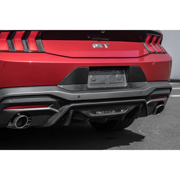 S650 Mustang Track Package Finned Rear Diffuser, Carbon Fiber2024-2026 Ford Mustang GT & EcoBoost - Image 5