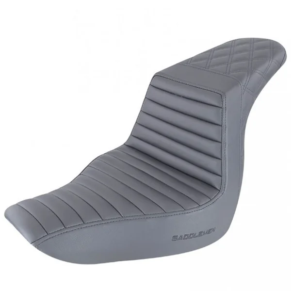 Saddlemen Black Step Up Seat for 2018-2024 Harley Softail FXLR/FLSB - Front TR / Rear LS