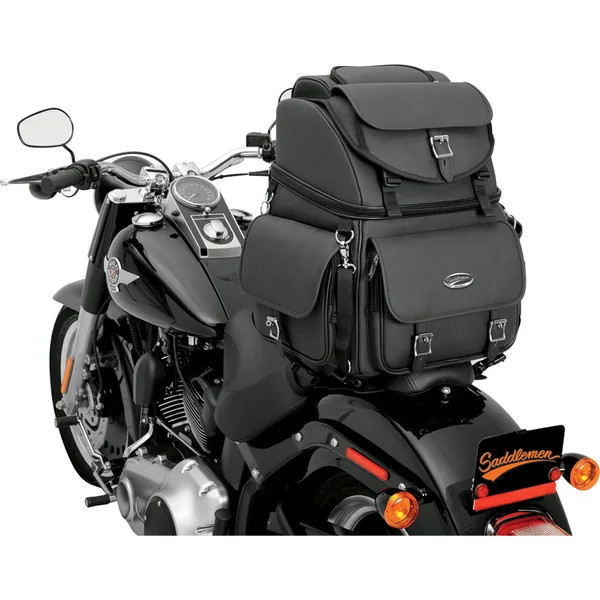 Saddlemen BR1800EX/S and BR3400EX/S Combination Backrest, Seat and Sissy Bar Bag - Image 3