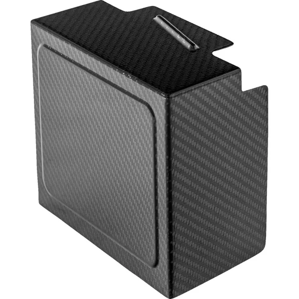 Saddlemen Carbon Fiber Battery Cover for Harley Dyna - Matte