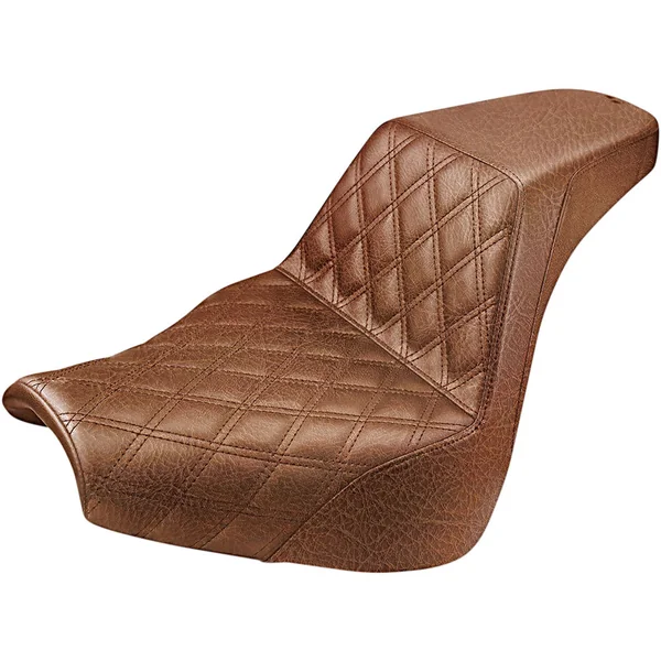 Saddlemen Front LS Step-Up Seat for 2018-2024 Harley Softail Breakout - Brown