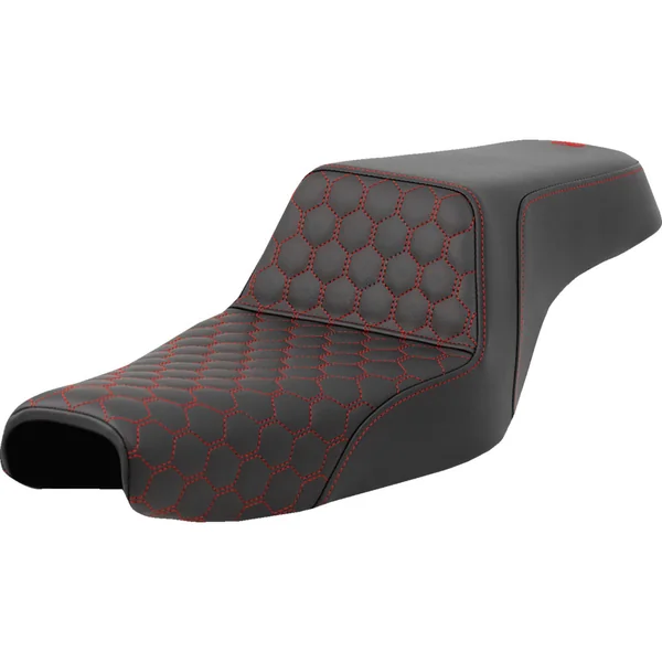 Saddlemen Honeycomb Step-Up Seat for 2004-2022 Harley Sportster w/ 3.3 Gal. Tank - Colors - Image 4