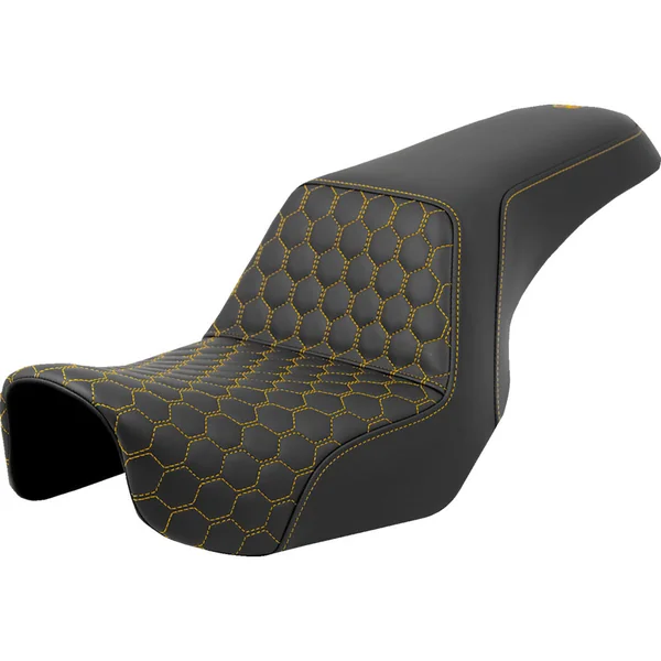Saddlemen Honeycomb Step-Up Seat for 2006-2017 Harley Dyna - Colors
