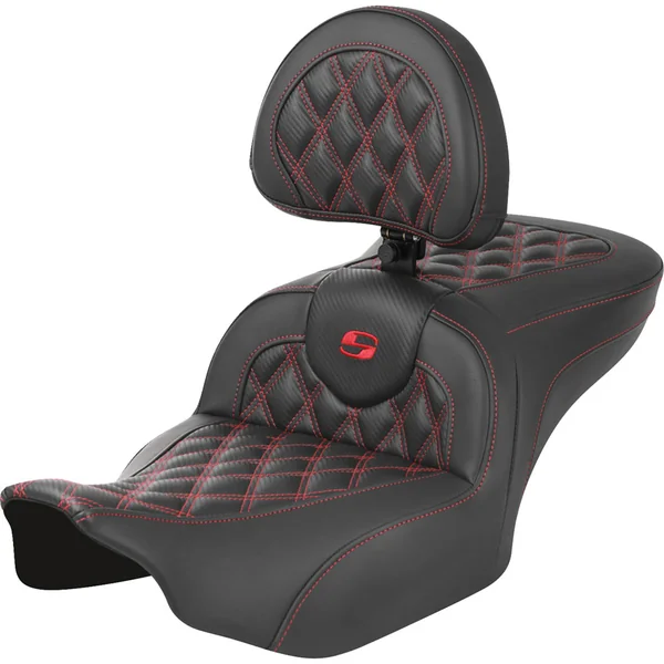 Saddlemen Road Sofa CF Seat w/ Driver's Backrest for 2024-2025 Harley Touring* - Image 2