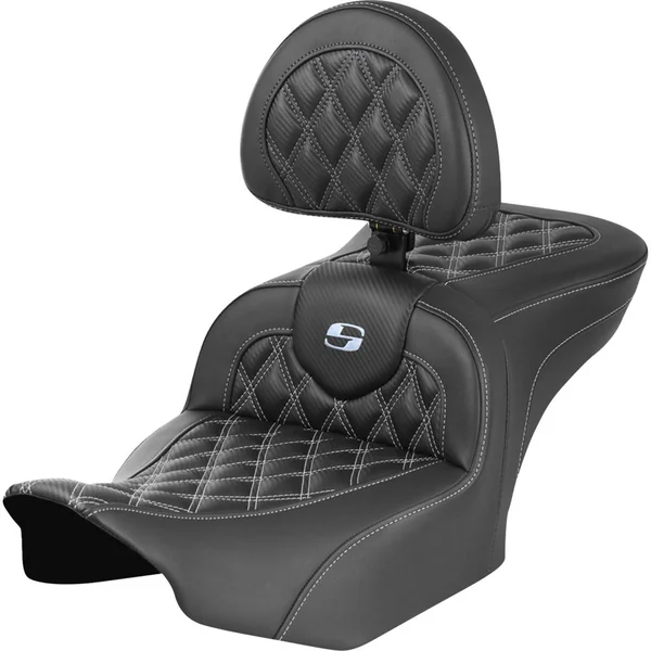 Saddlemen Road Sofa CF Seat w/ Driver's Backrest for 2024-2025 Harley Touring* - Image 3