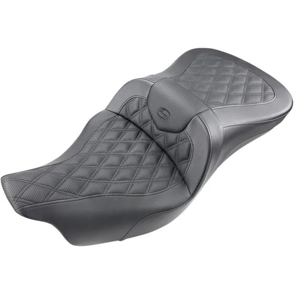 Saddlemen Road Sofa Seat for 2009-2023 Harley Tri-Glide - Lattice Stitch