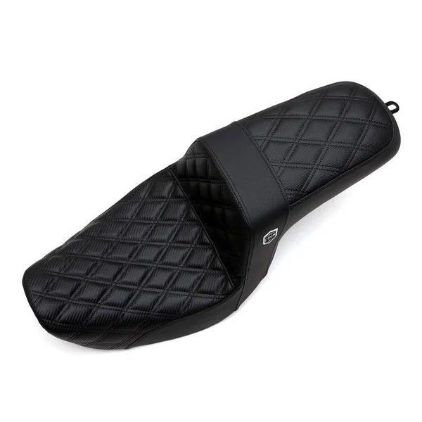 San Diego Customs Pro Series Performance Gripper Seat for 2006-2017 Harley Dyna - Black - Image 3