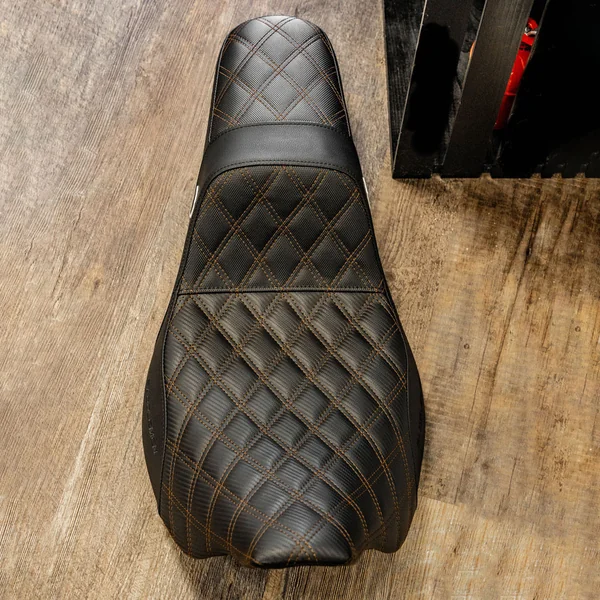 San Diego Customs Pro Series Performance Gripper Seat for 2008-2023 Harley Touring - Bronze Stitch - Image 4