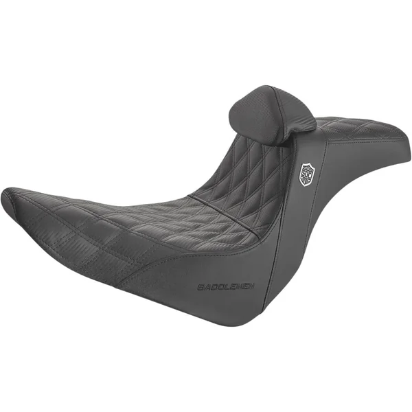 San Diego Customs Pro Series Seat with Backrest for 2018-2024 Harley Low Rider S - Customizable