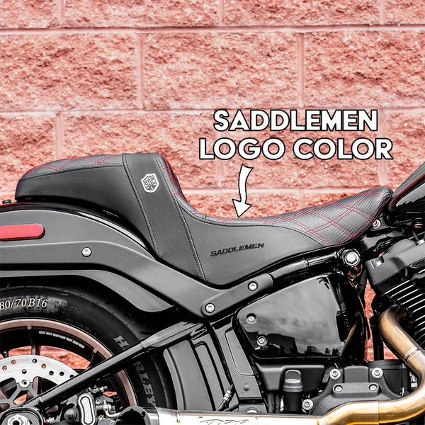 San Diego Customs Pro Series Seat with Backrest for 2018-2024 Harley Low Rider S - Customizable - Image 4