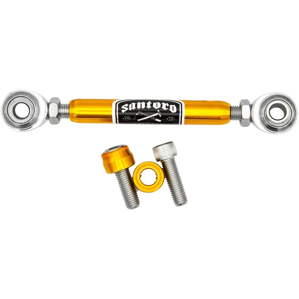 Santoro Fabworx Shorty Shift Linkage for 1991-2017 Harley Dyna - Gold