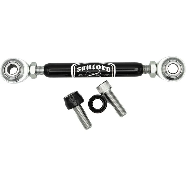 Santoro Fabworx Shorty Shift Linkage for 2018-2022 Harley Softail w/ Mid Controls- Black