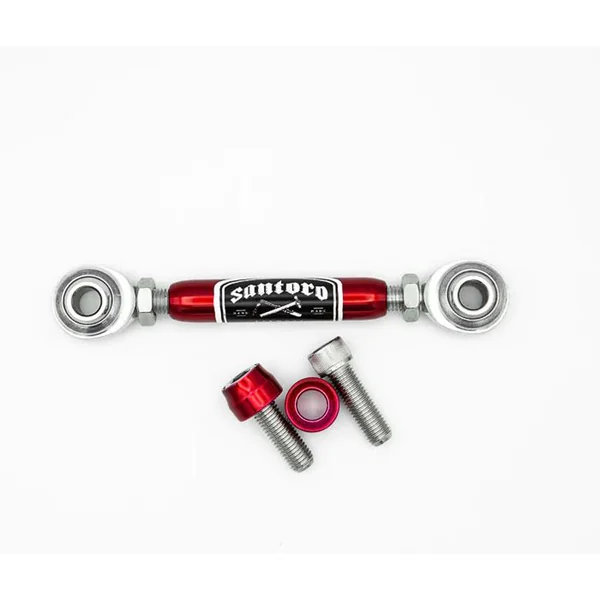 Santoro Fabworx Shorty Shift Linkage for 2018-2022 Harley Softail w/ Mid Controls- Red
