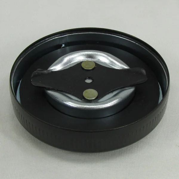 Satin Black Bayonet/"CAM" Style Vented Gas Cap for 1936-Early 1973 Harley Davidson Models - Replaces HD 61103-36 - Image 8