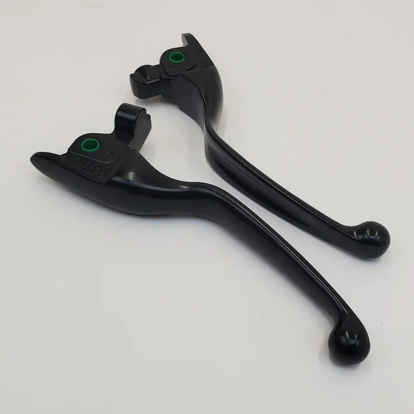 Satin Black Smooth Wide Blade Brake Lever & Clutch Levers for 2017-2020 Harley Touring Road Glide, Road King, Electra Glide & Street Glide Models w/ Hydraulic Clutch - Replaces HD# 41700422 - Image 4