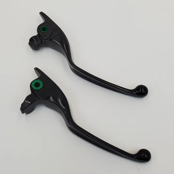 Satin Black Smooth Wide Blade Brake Lever & Clutch Levers for 2017-2020 Harley Touring Road Glide, Road King, Electra Glide & Street Glide Models w/ Hydraulic Clutch - Replaces HD# 41700422 - Image 5