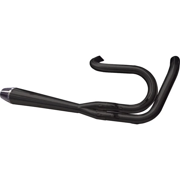 Sawicki 2-1 Stainless Exhaust for 1991-2017 Harley Dyna - Black