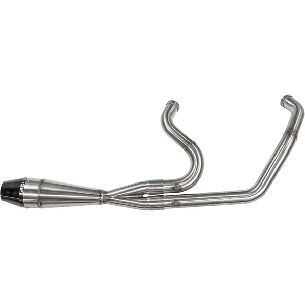 Sawicki 2-1 Stainless Shorty Exhaust for 2018-2024 Harley Softail - Brushed