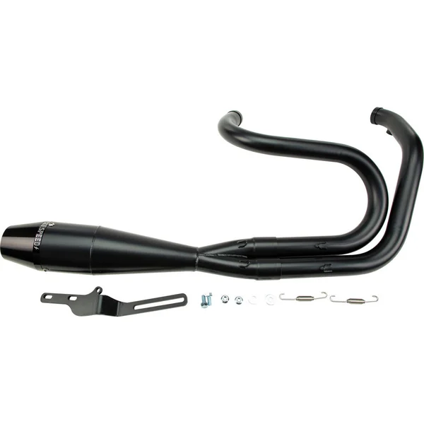 Sawicki Speed Shop Shorty Exhaust for 1991-2017 Harley Dyna - Black